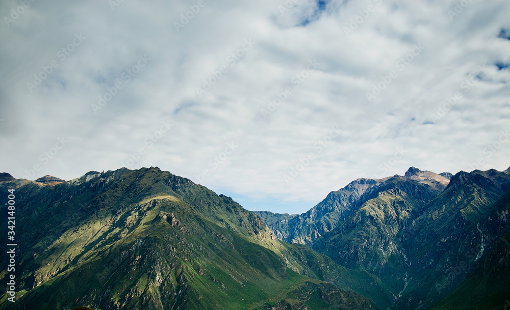mountain landscape of Colca Canyon, Peru, South America mountain landscape of Colca Canyon, Peru, South America