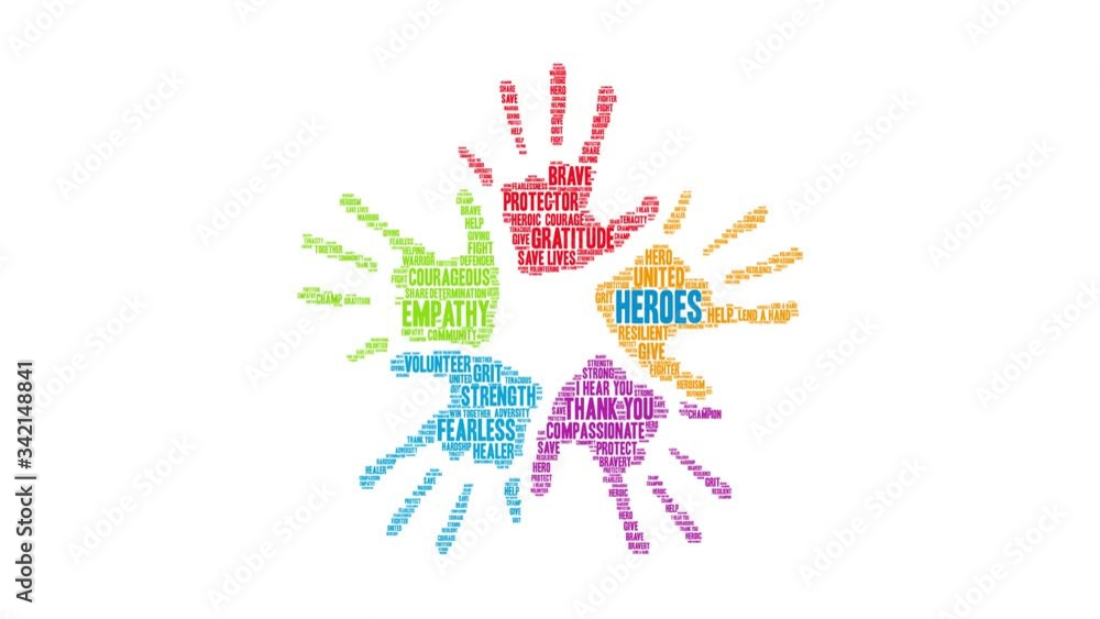 Heroes animated word cloud on a white background. Heroes animated word cloud on a white background.