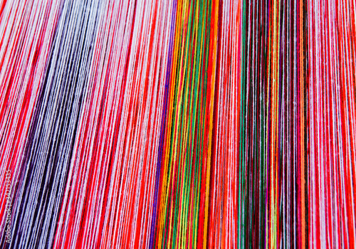 Colorful thread for weaving