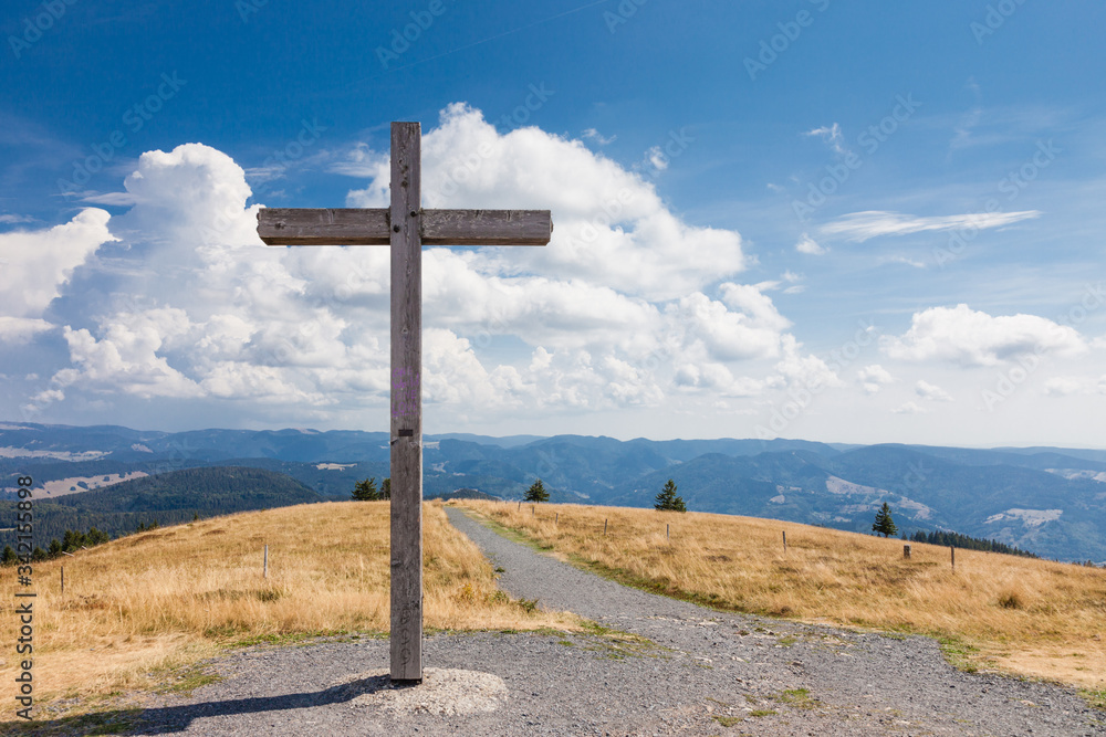 Panorama Blick vom Belchen im Schwarzwald