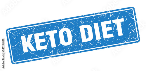 keto diet stamp. keto diet vintage blue label. Sign