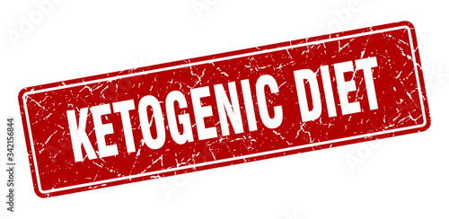 ketogenic diet stamp. ketogenic diet vintage red label. Sign