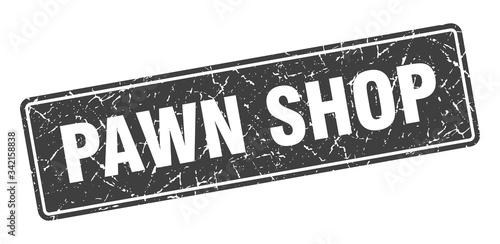 pawn shop stamp. pawn shop vintage black label. Sign