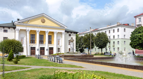 The administrative building of RUE “Mogilevavtodor” in Mogilev on Pervomaiskaya street, 18. Belarus.