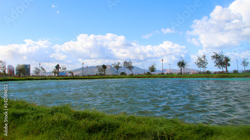 Lake in Meridian Park, Oran, Algeria