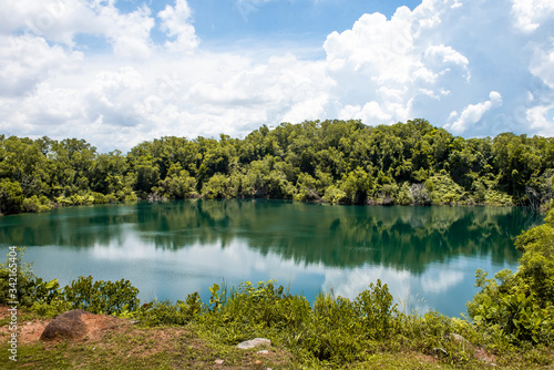 Photography Beautiful lake on Pulau Ubin island close to Singapore