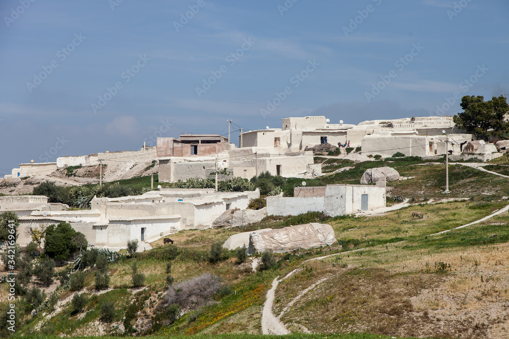 Arab village on a hill