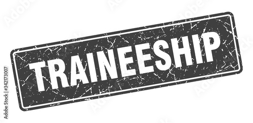 traineeship stamp. traineeship vintage black label. Sign
