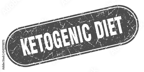 ketogenic diet sign. ketogenic diet grunge black stamp. Label