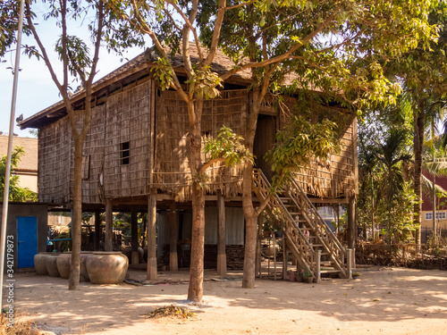 Traditional stilt house - Roka Ar, Cambodia