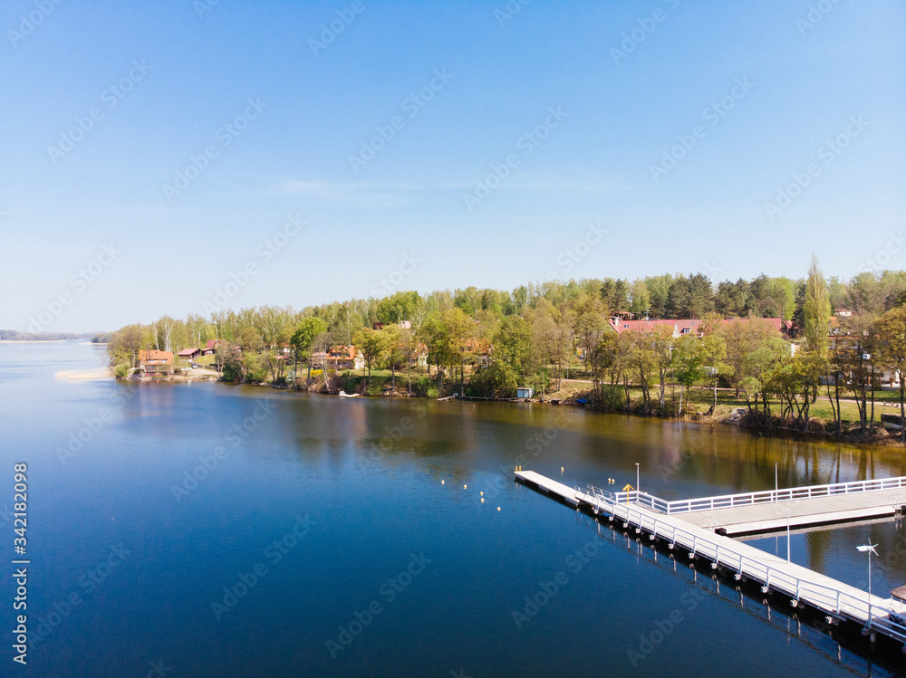 Obraz premium pomost na mazurach