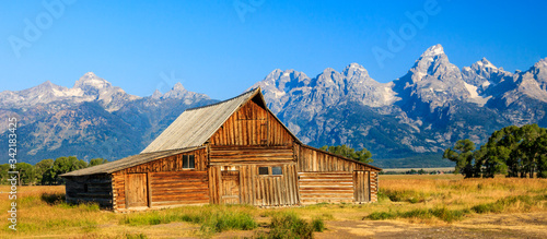 Barn under the Tetons