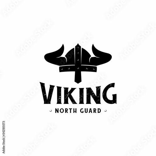 Viking Logo, Viking Armor Helmet icon vector, good logo design for Sport, Security, Gym, Boat Ship, Crossfit , etc.
