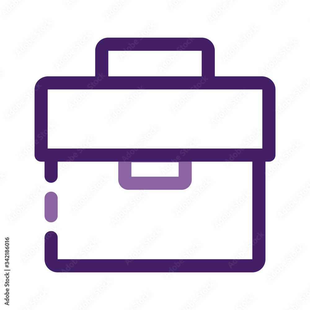 portfolio briefcase documents line style icon portfolio briefcase documents line style icon