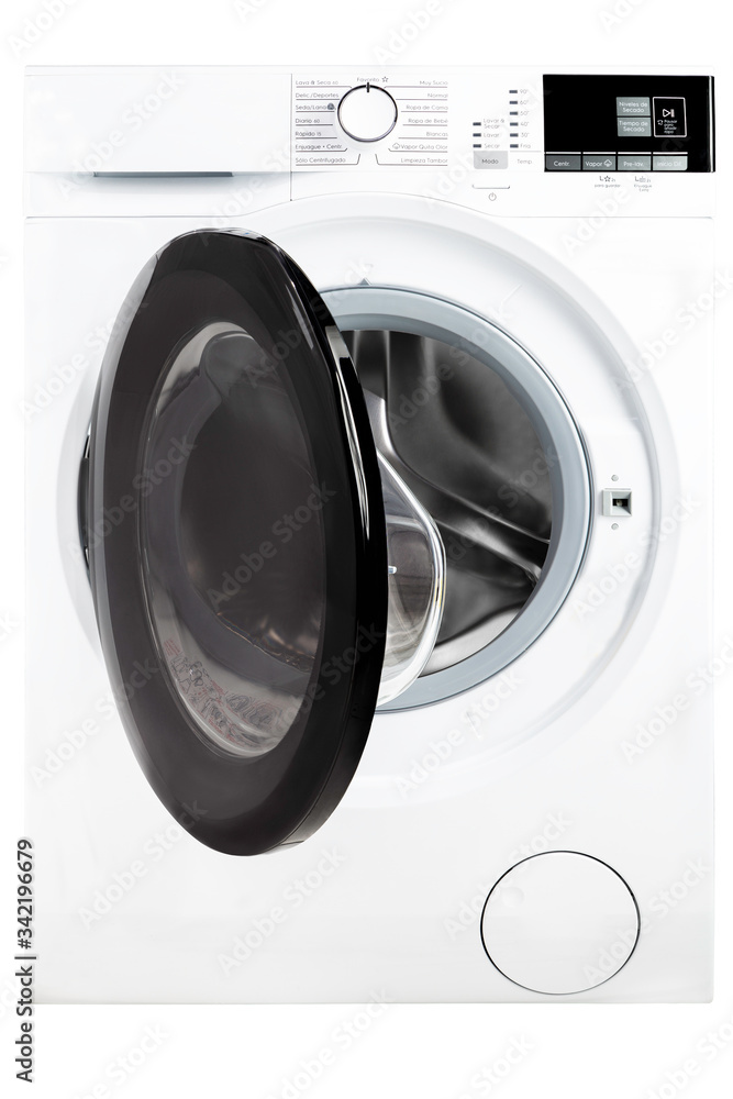 Front views and perspective of the home microwave with the door open and closed. Front views and perspective of the home microwave with the door open and closed.