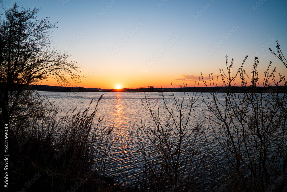 Sunset Over A Small Lake 3