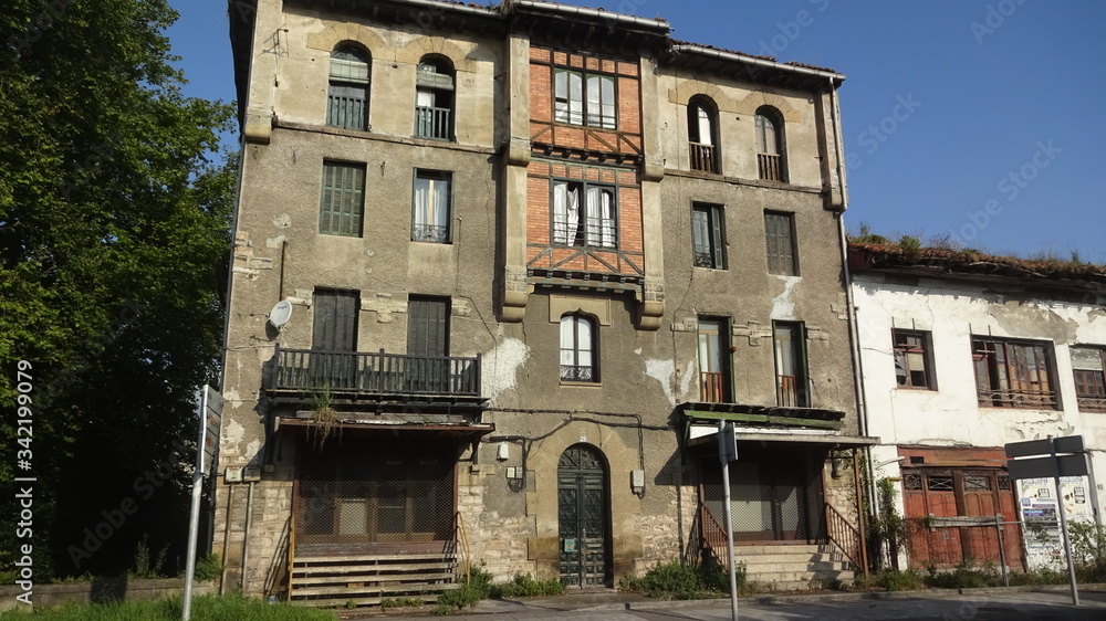 Naklejka premium Irun is a city in the Basque Country, near France