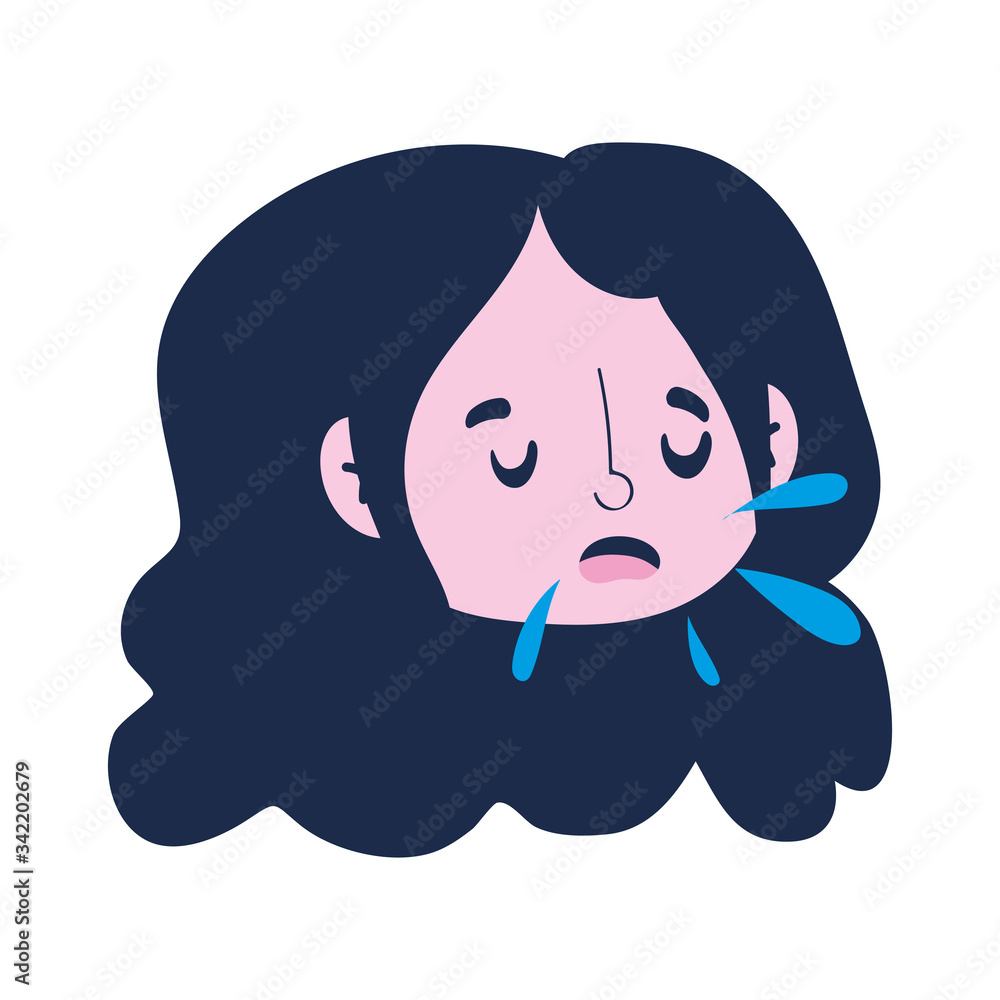 covid 19 coronavirus, woman face with cough, isolated icon white background covid 19 coronavirus, woman face with cough, isolated icon white background