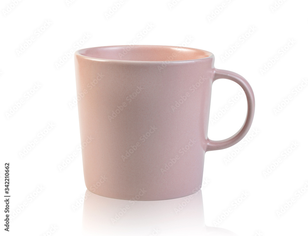 rose gold cup coffee isolated on white background ,include clipping path rose gold cup coffee isolated on white background ,include clipping path