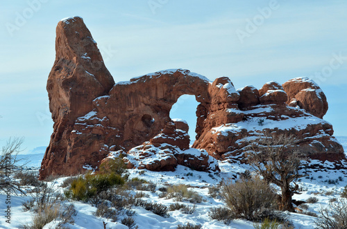 winter at arches