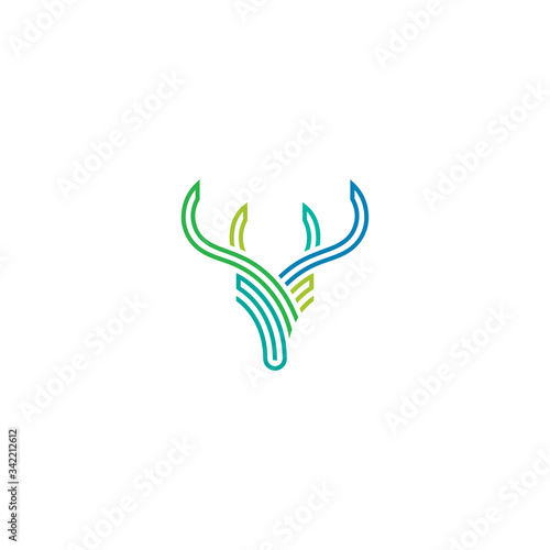 Creative Deer Line Art 1