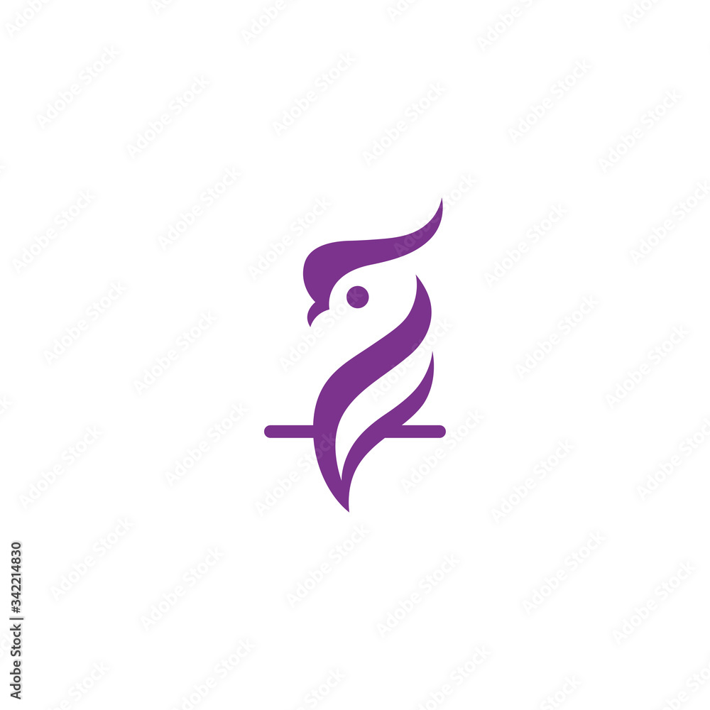 Fototapeta premium Leaf Bird