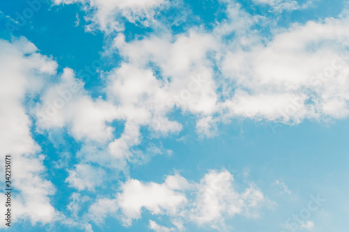 blue sky with clouds background