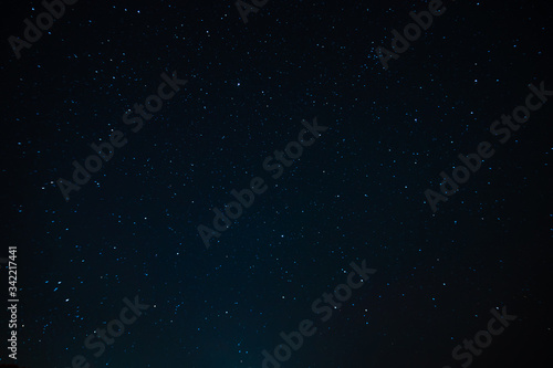 Blue night starry sky, space, background for screensaver
