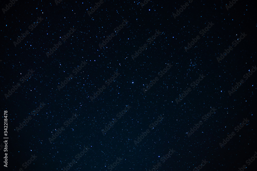 Blue night starry sky, space, background for screensaver. Astrology, horoscope, zodiac signs