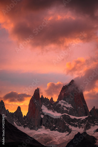 Mount Fitz Roy in Patagonia Argentina photo