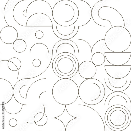 Seamless pattern, brown lin...