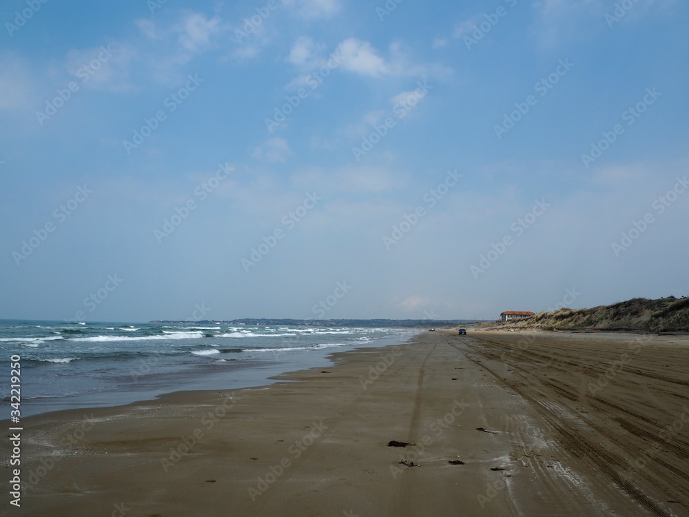 the beach drive way in japan