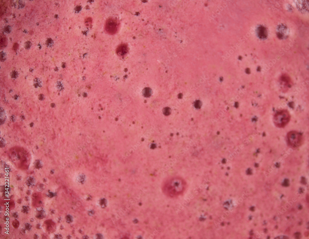 Breakfast. Healthy pink smoothie with strawberry in a white ceramic cup with berry. Fitness food. Breakfast. Healthy pink smoothie with strawberry in a white ceramic cup with berry. Fitness food.