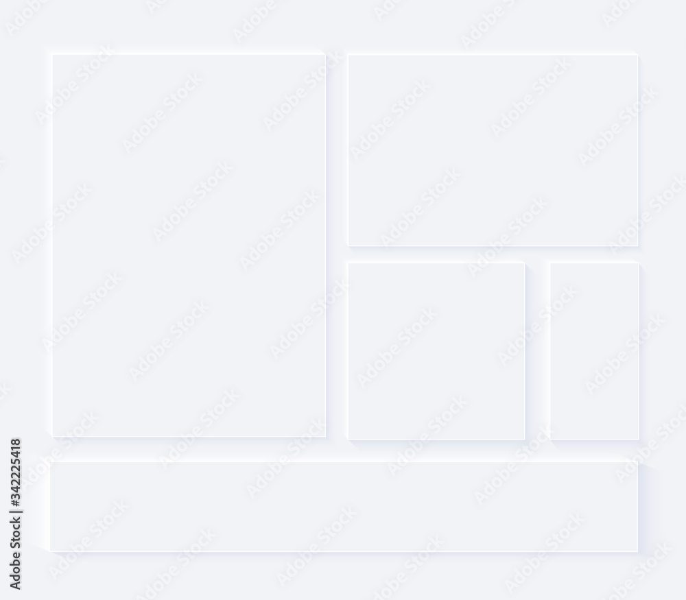 Realistic Elegant White Mockup Design
