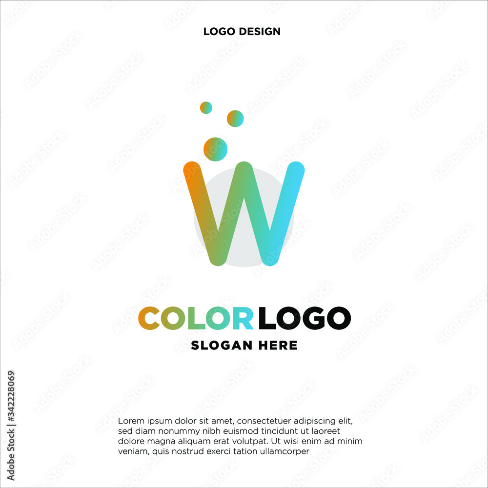 W letter logo, business logo design, vector icon. W letter logo, business logo design, vector icon.