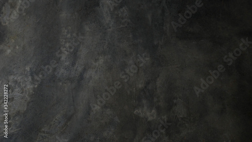 concrete stone wall background, gray cement floor © amonphan