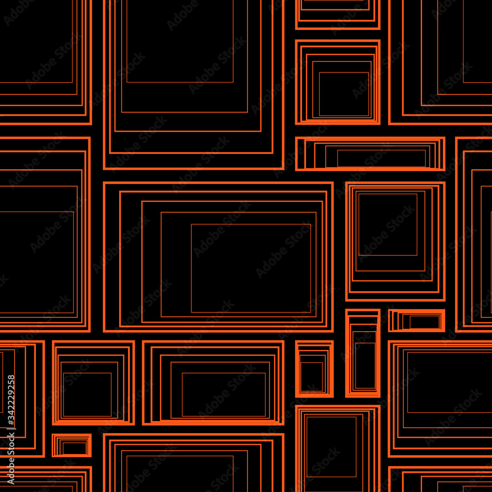 Orange linear squares Orange linear squares