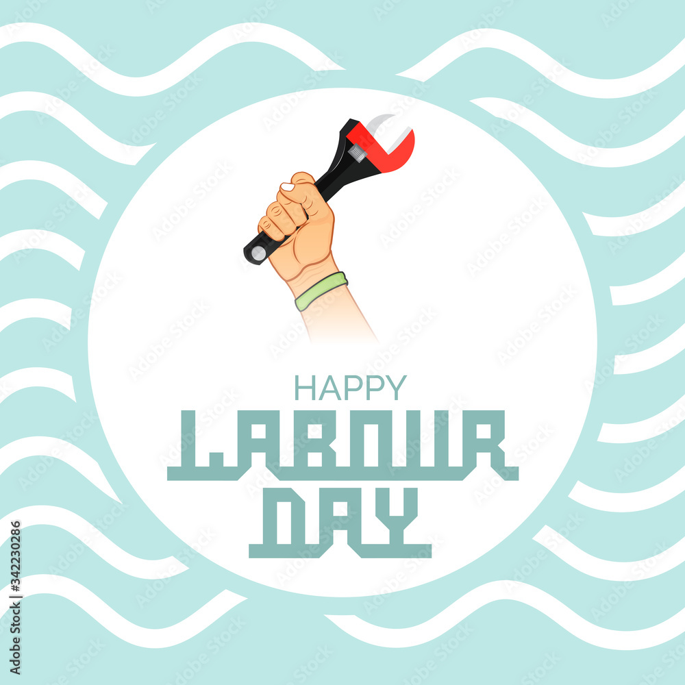 Vector illustration of a background or Poster For Labour Day. Vector illustration of a background or Poster For Labour Day.