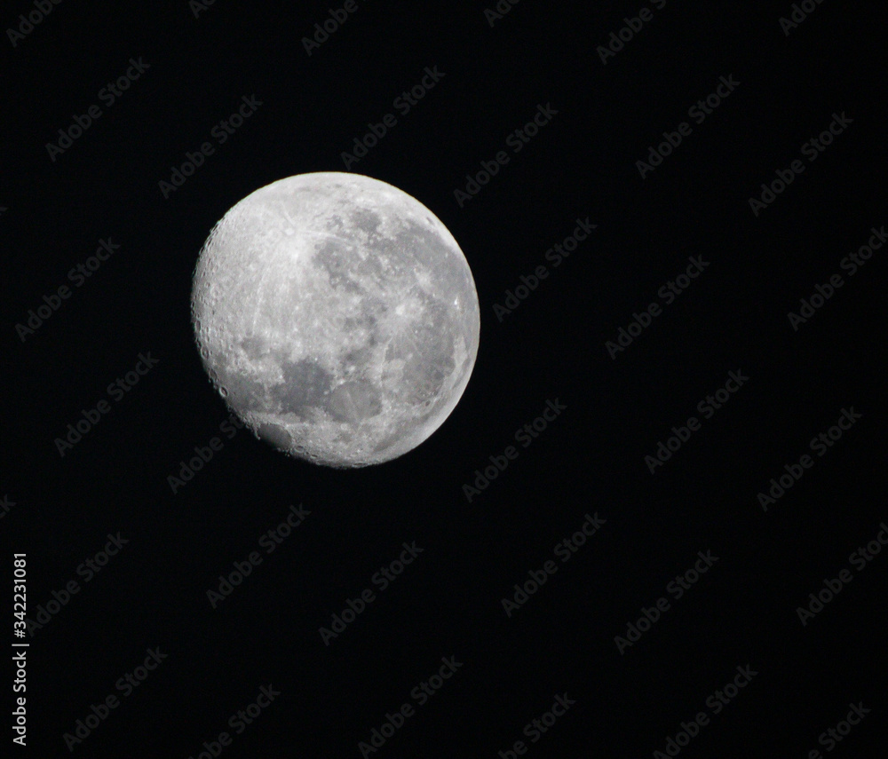 full moon over blue sky full moon over blue sky