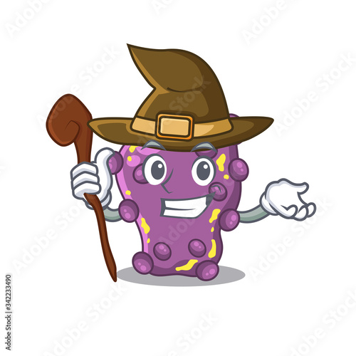 Shigella sneaky and tricky witch cartoon character