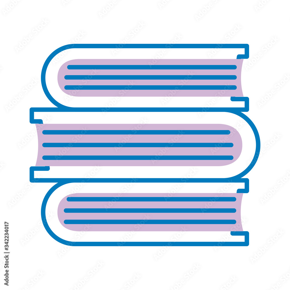 text books closed line style icon text books closed line style icon