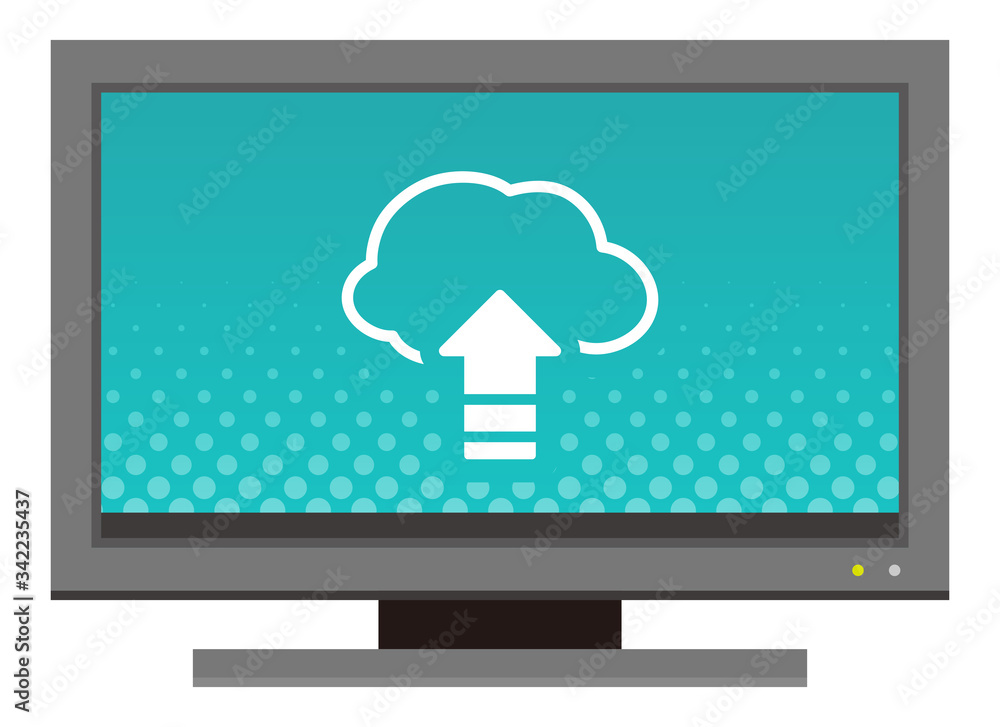 デスクトップパソコンとクラウドアイコン Stock Vector Adobe Stock デスクトップパソコンとクラウドアイコン Stock Vector Adobe Stock