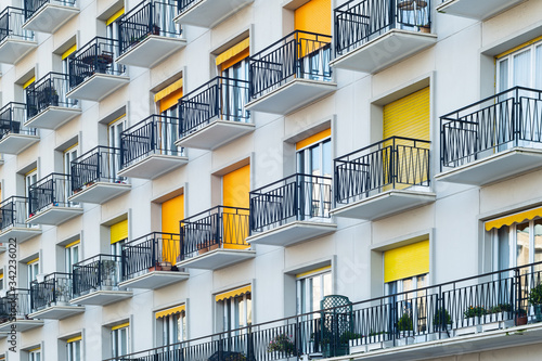 Immeubles du Havre, France. photo