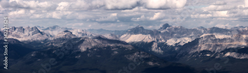 Fototapeta Naklejka Na Ścianę i Meble -  High Mountain Range in the Distance