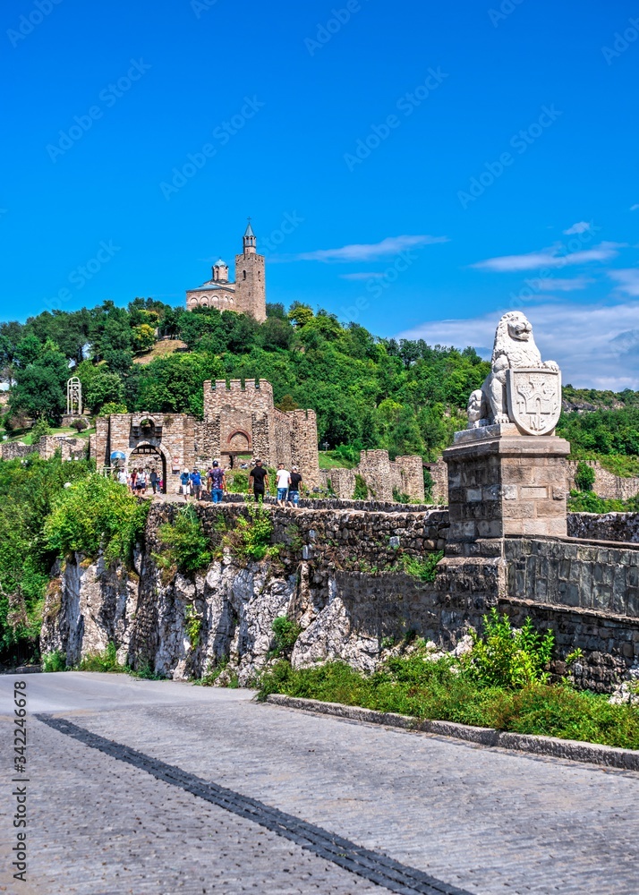 Tsarevets fortress  in Veliko Tarnovo, Bulgaria