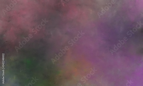 painted grunge header background with dim gray, dark slate gray and antique fuchsia color with space for text or image