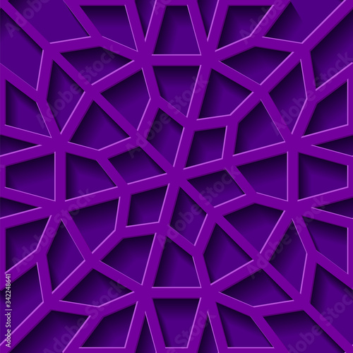 Canvas Print Arabic seamless pattern with classic islamic culture ornament