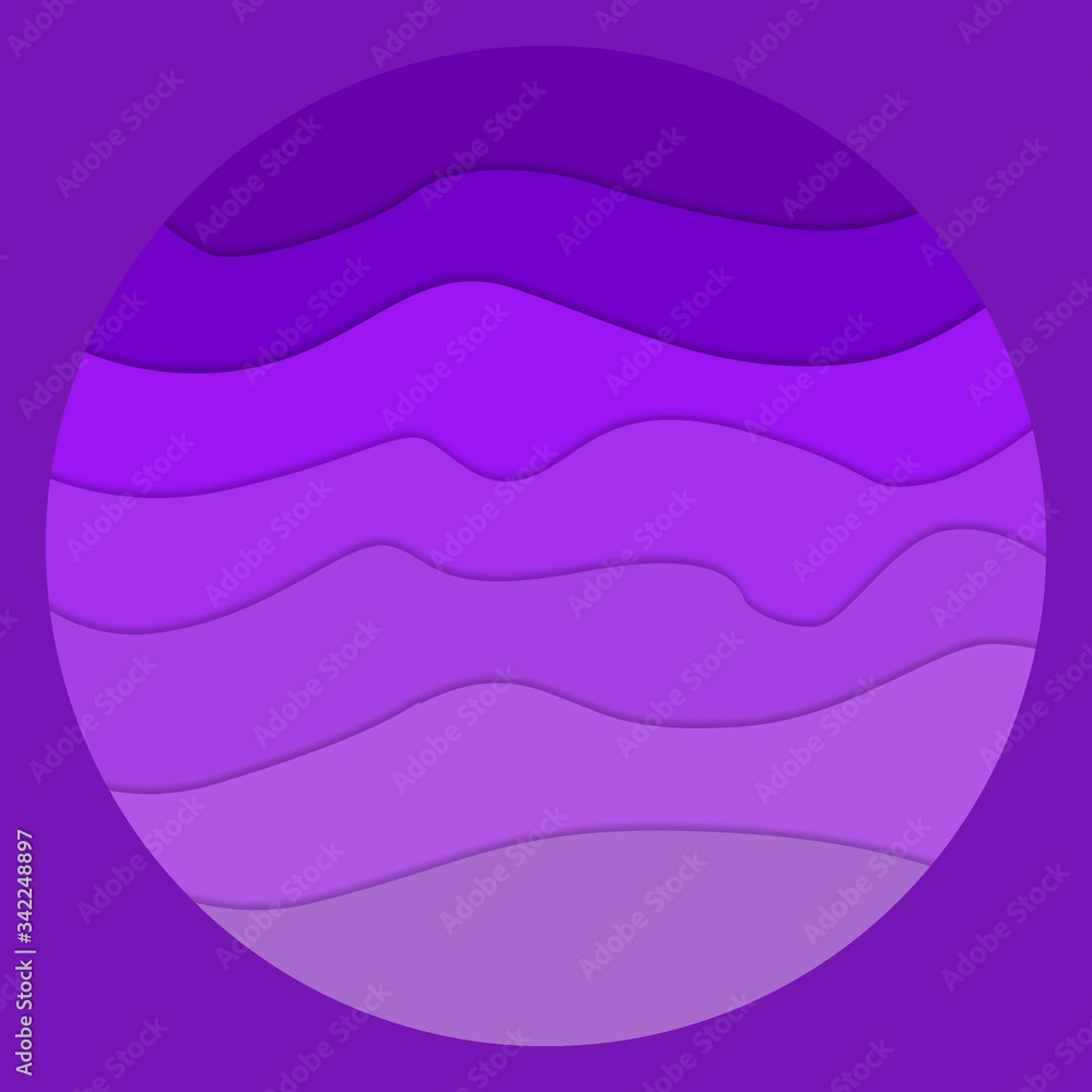 Abstract modern banner concept with layers on circle shape Abstract modern banner concept with layers on circle shape