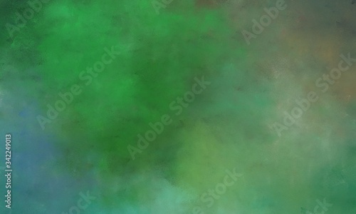 abstract painted art decorative background with sea green, gray gray and blue chill color with space for text or image