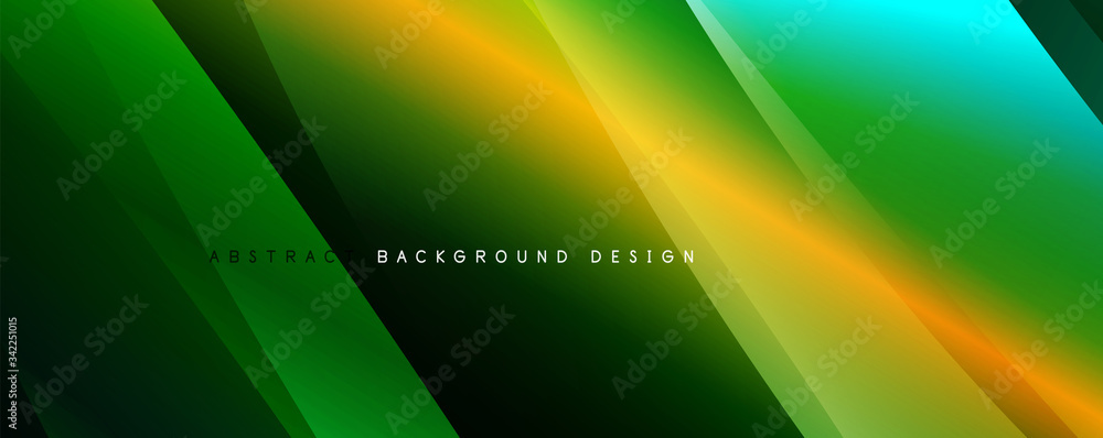 Wave liquid style lines with shadows and light on gradient background Wave liquid style lines with shadows and light on gradient background